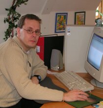 Mikael Lundgren,  ASP-programmerare, ägare av Byske WebCenter